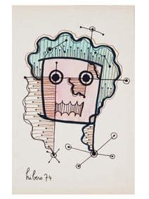 IN MANNER OF LIBERO BADII ARGENTINIAN PORTRAIT PAINTING