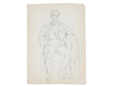 ATTR TO D. VAZQUEZ DIAZ SPANISH PAINTING BULLFIGHTER