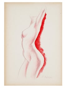IN MANNER OF FRANK OWEN DOBSON BRITISH NUDE PAINTING