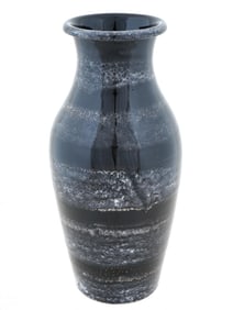 ITALIAN GLAZED CERAMIC VASE BY ETTORE SOTTSASS