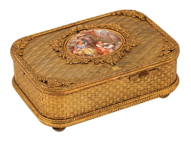 MID CEN WEST GERMAN AUTOMATON SINGING BIRD MUSIC BOX