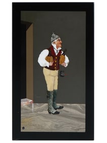 VINTAGE ITALIAN PIETRA DURA MOSAIC PLAQUE