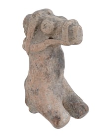 ANCIENT HITTITE TERRACOTTA HORSE FIGURINE FRAGMENT