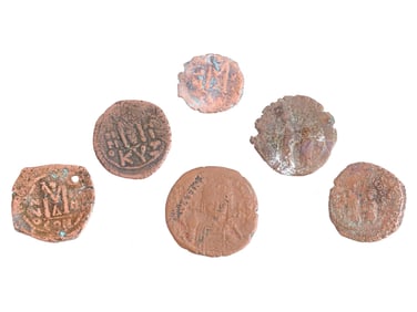 ANCIENT BYZANTINE EASTERN ROMAN EMPIRE NUMMI COINS