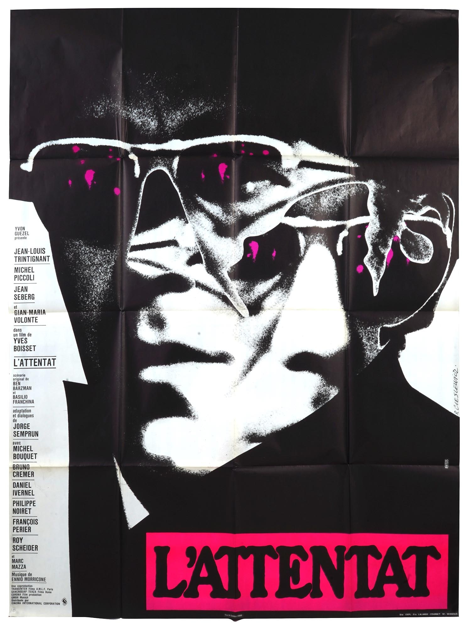 1972 ASSASSINATION MOVIE POSTER BY ROMAN CIESLEWICZ (1 of 10)