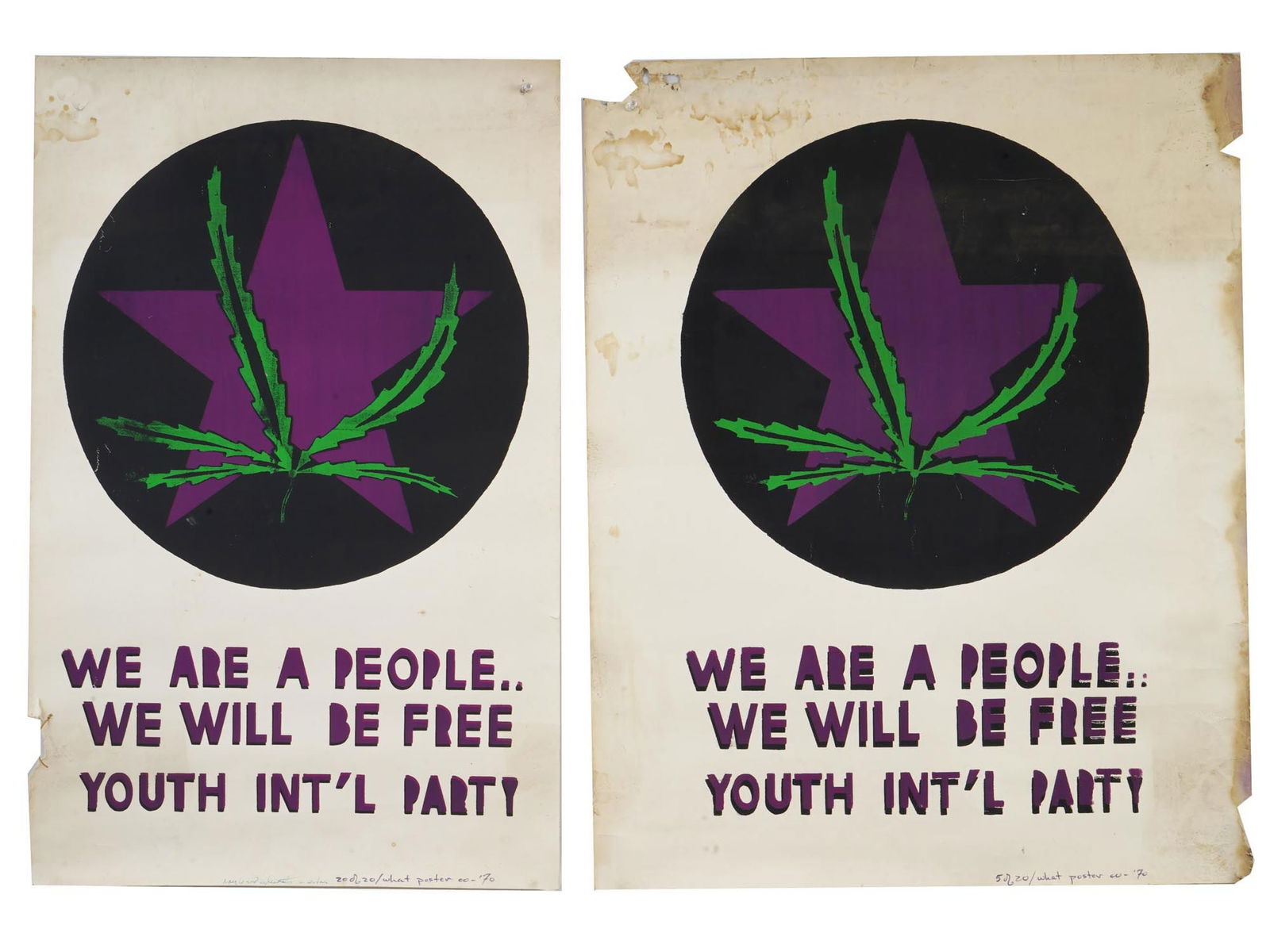 VINTAGE LIMITED EDITION PARTY INVITATION POSTERS 1970 (1 of 8)