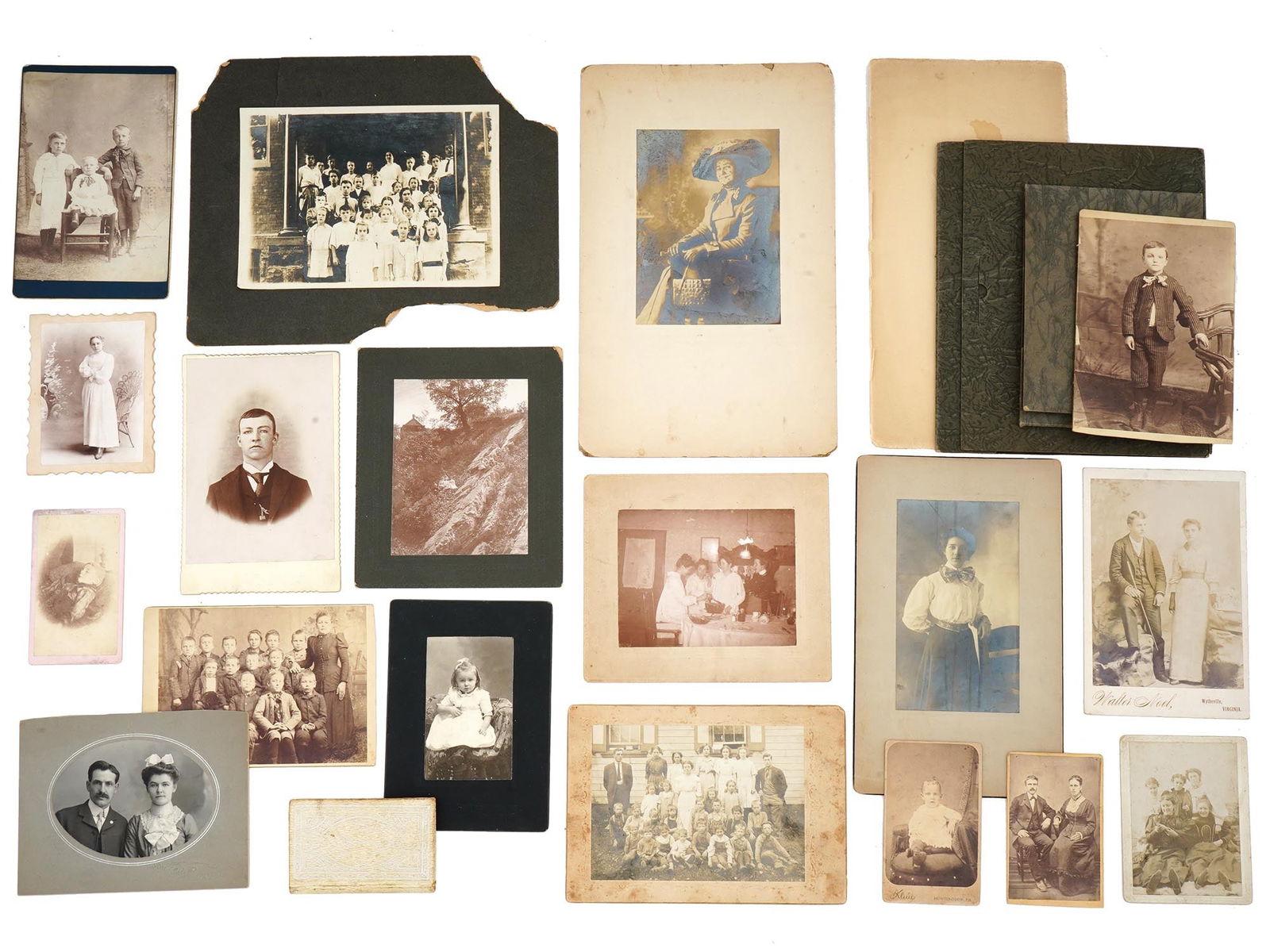 COLLECTION OF ANTIQUE AMERICAN CABINET PHOTOGRAPHS (1 of 9)