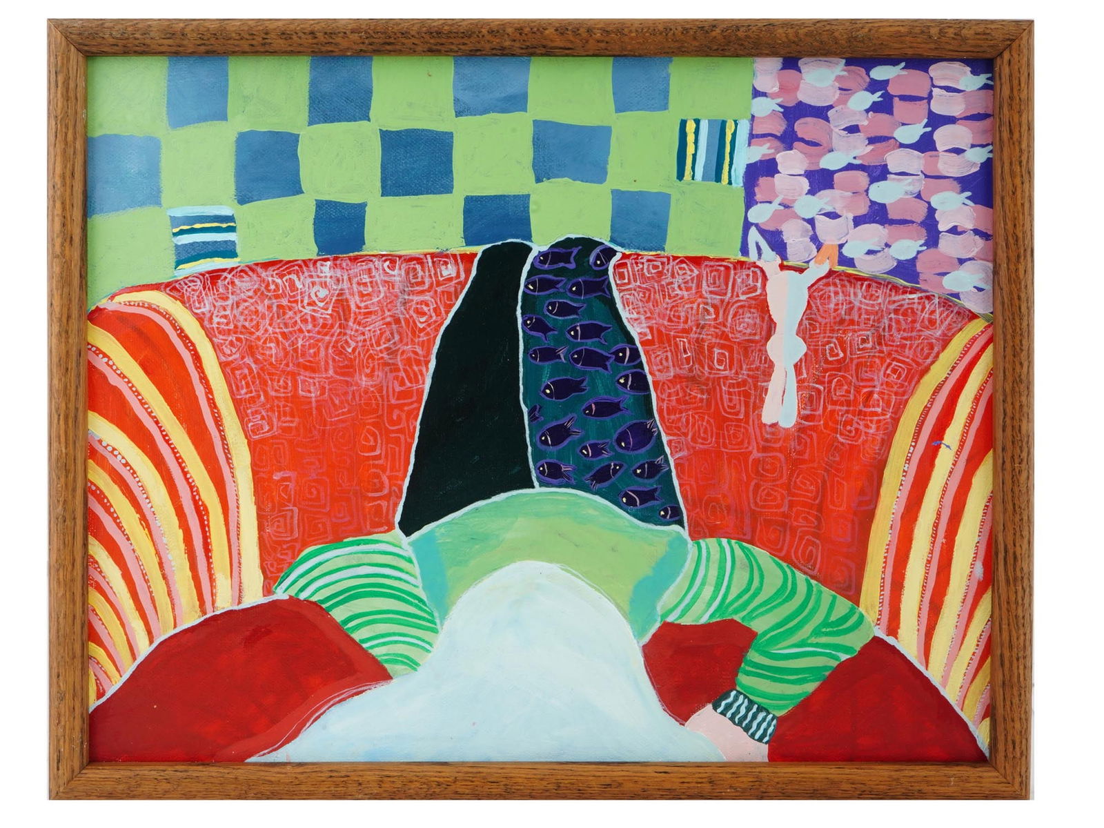 CONTEMPORARY OIL PAINTING BY GRESHAM TAPIWA NYAUDE (1 of 4)