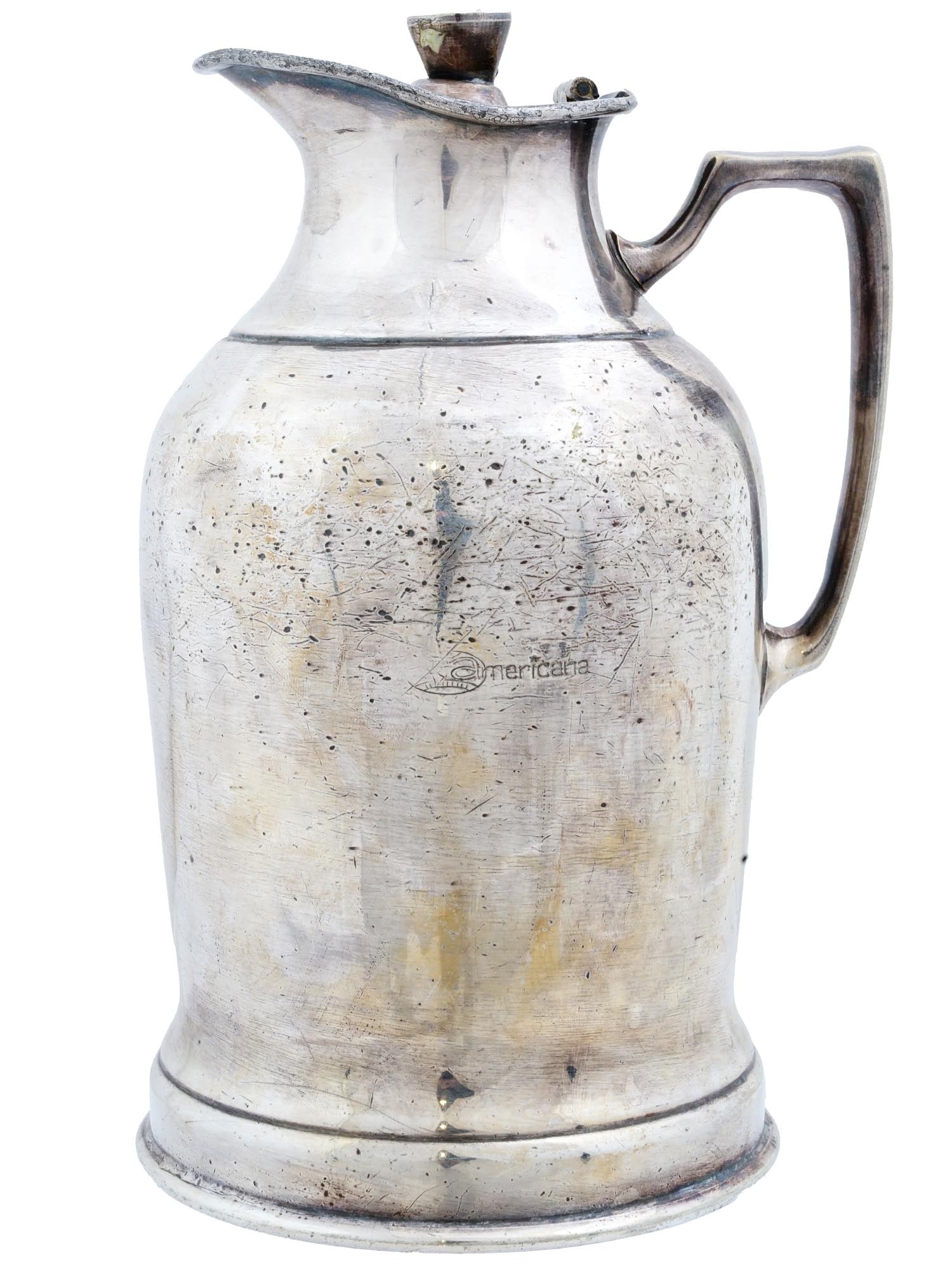 ANTIQUE AMERICAN SILVER PLATED PITCHER BY WEAR BRITE (1 of 11)