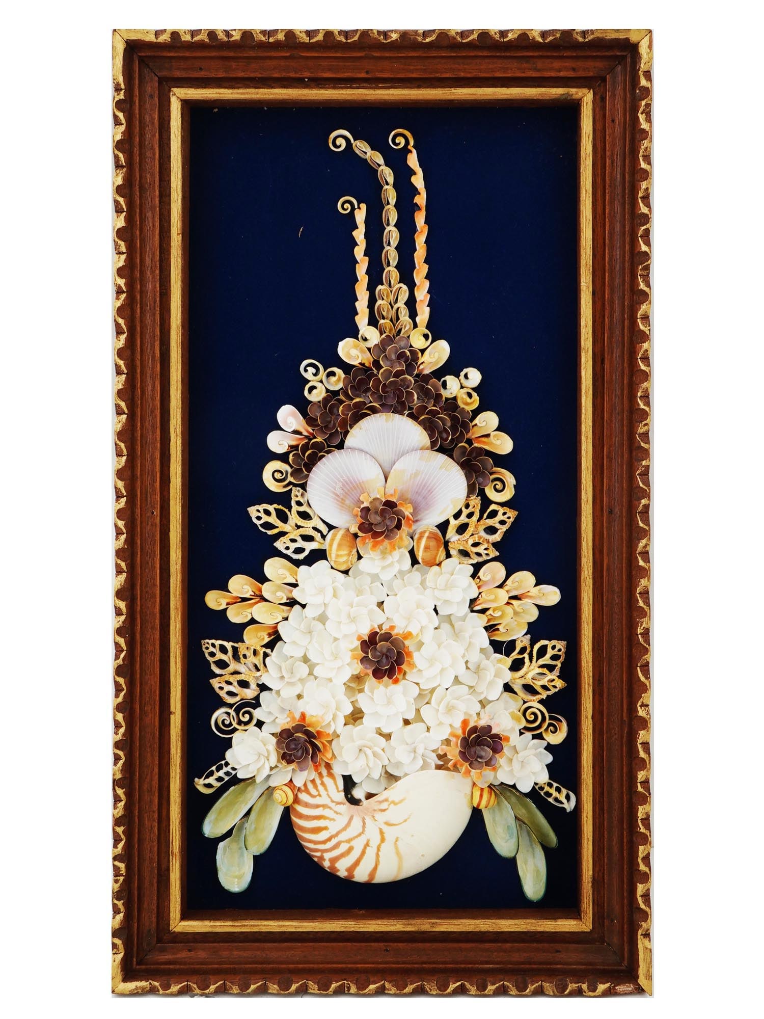 VINTAGE COLLAGE MADE FROM SEASHELLS (1 of 4)