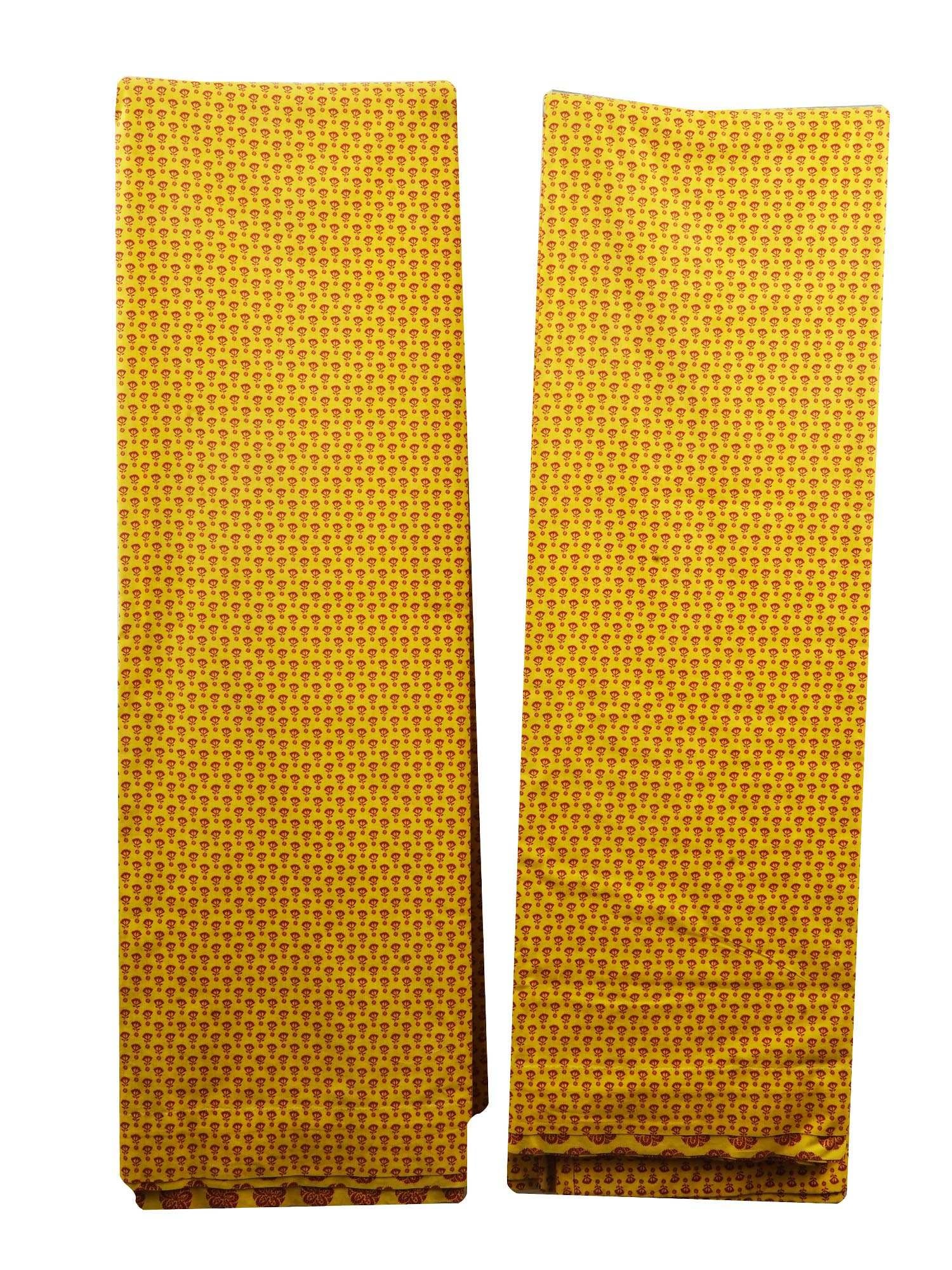 FRENCH YELLOW CURTAINS AND TIE BACK BY SOULEIADO (1 of 7)
