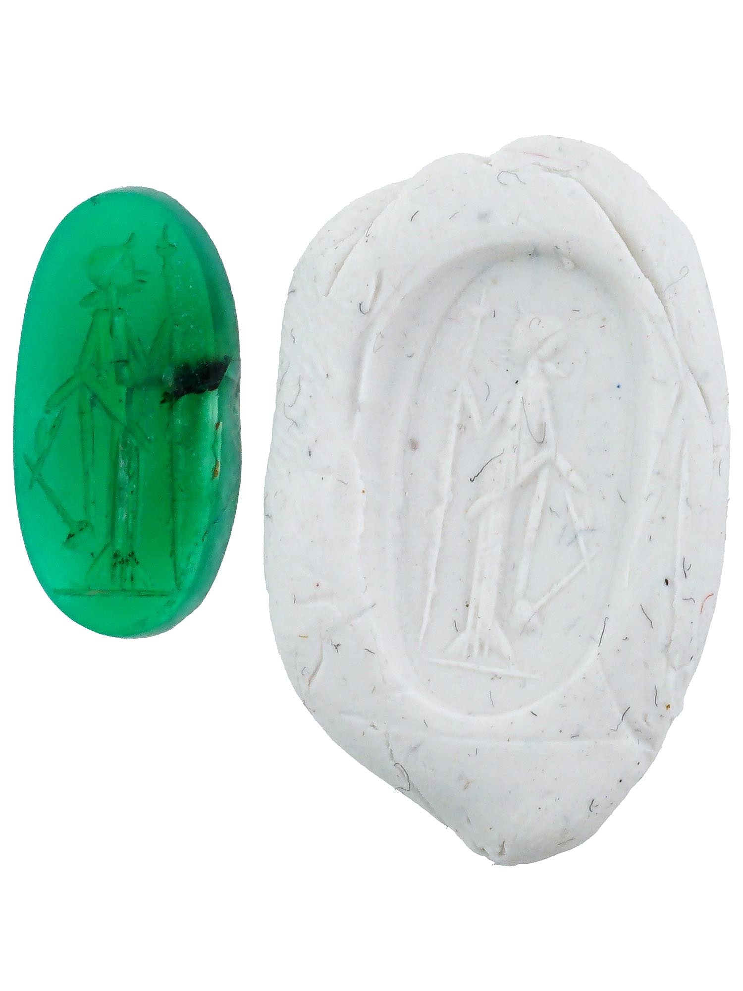 ANCIENT ROMAN EMPIRE HARD STONE INTAGLIO SEAL (1 of 6)