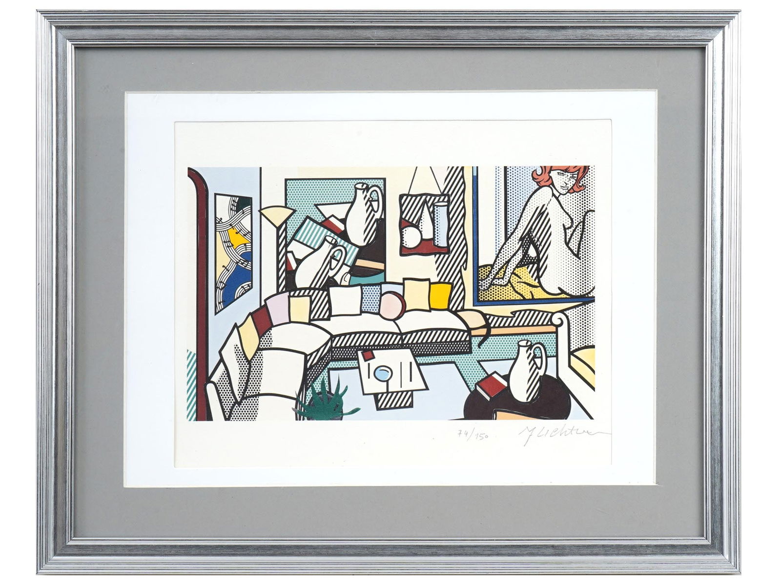 LTD AMERICAN LITHOGRAPH BY ROY LICHTENSTEIN SIGNED (1 of 4)