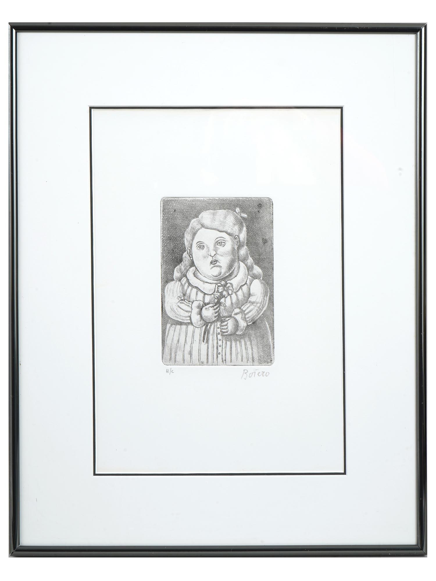 LTD COLUMBIAN ETCHING BY FERNANDO BOTERO SIGNED (1 of 4)