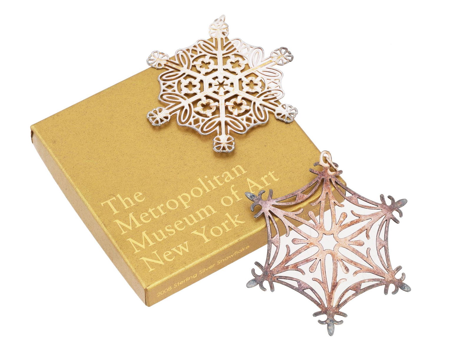 METROPOLITAN MUSEUM OF ART STERLING SILVER SNOWFLAKES (1 of 6)