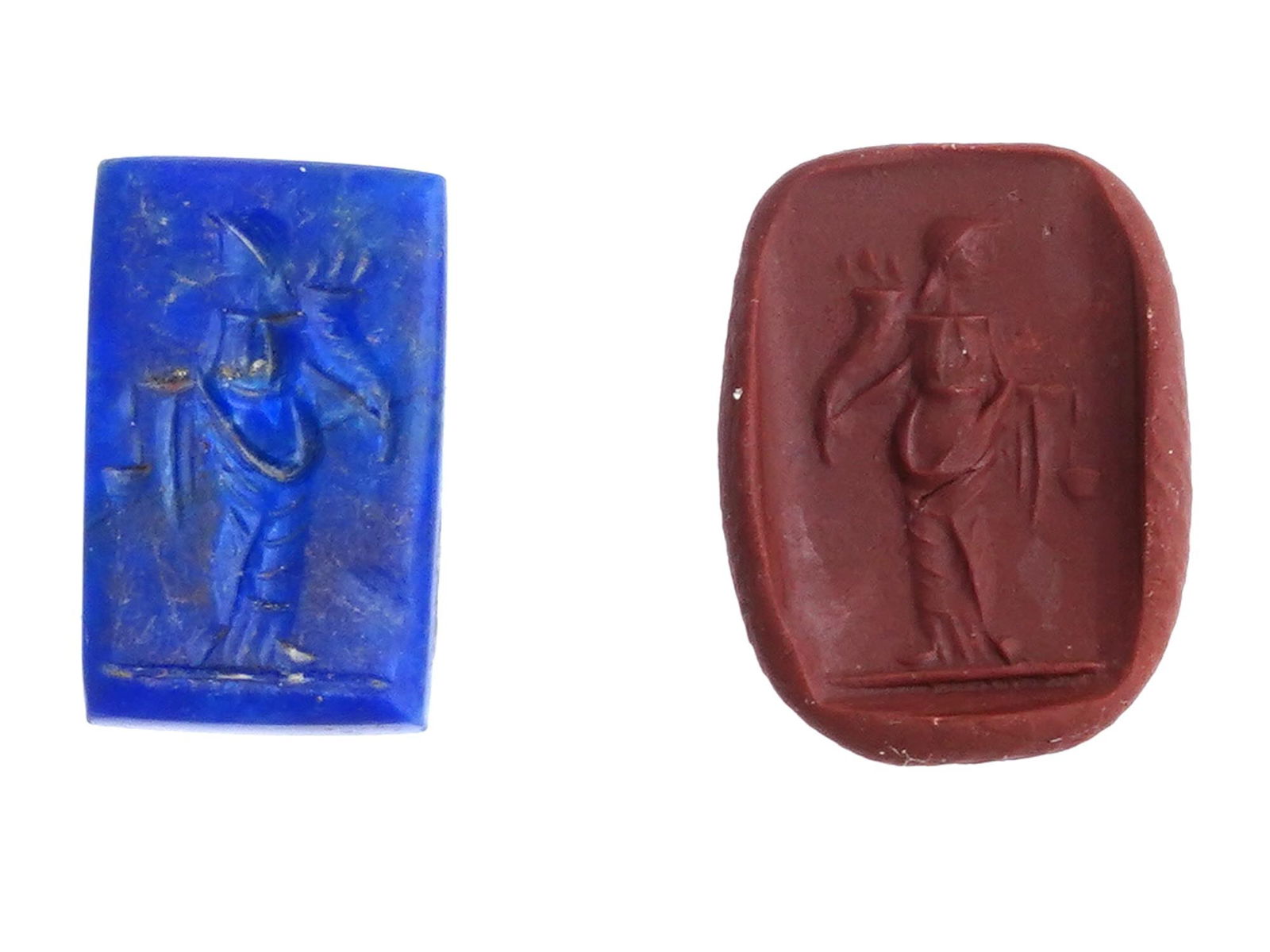 ANCIENT ROMAN ENGRAVED IMAGE LAPIS INTAGLIO SEAL (1 of 4)
