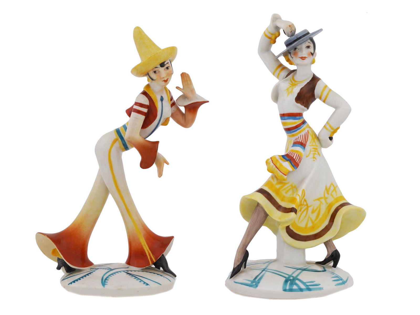 AELTESTE VOLKSTEDTER PORCELAIN DANCER FIGURINES (1 of 7)