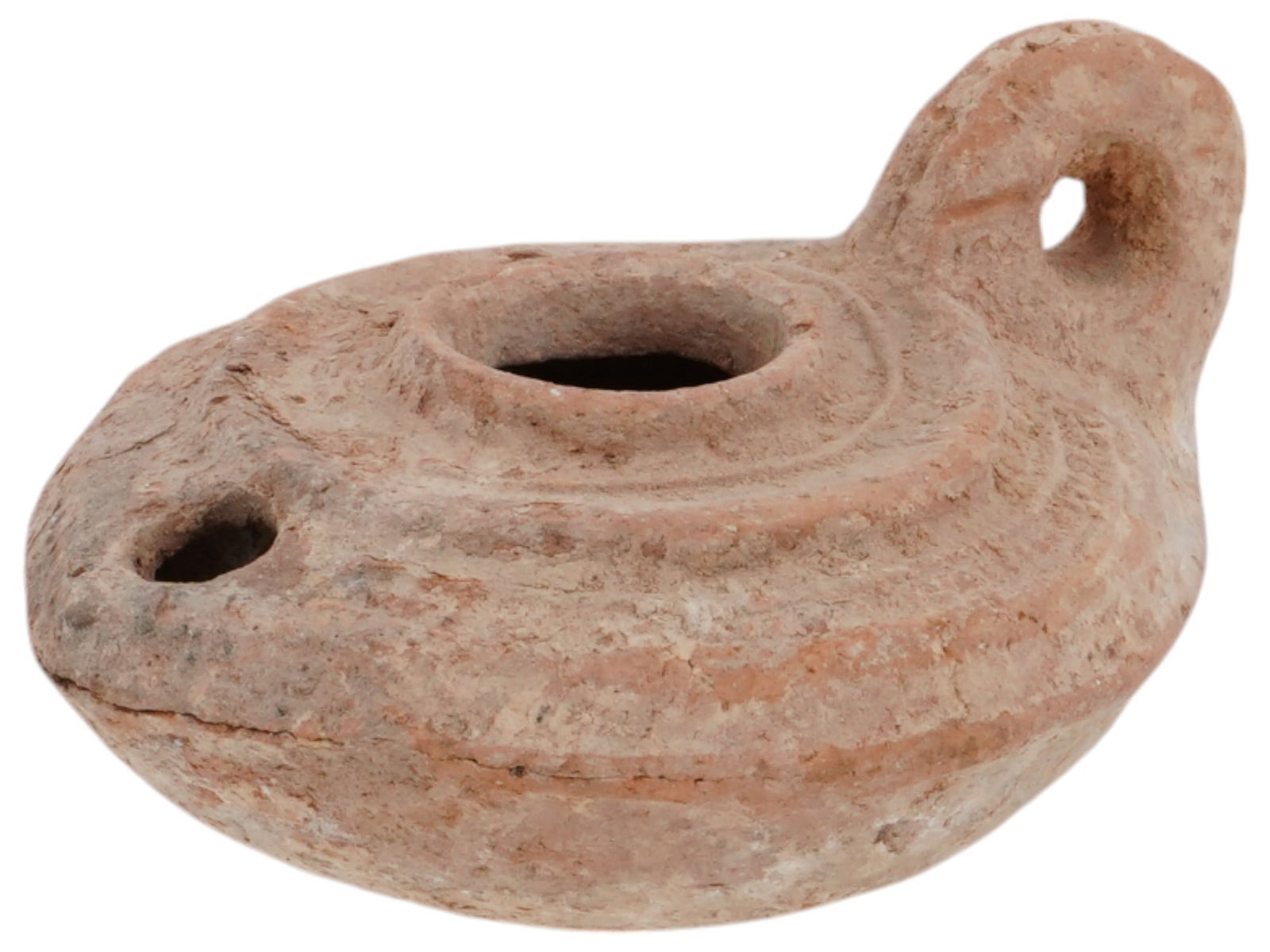 100 TO 300 AD ROMAN TERRACOTTA POTTERY ANCIENT OIL LAMP (1 of 4)