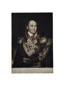 ENGRAVING OF RUSSIAN COUNT MATVEY IVANOVICH PLATOV