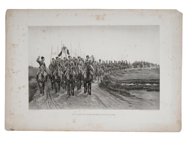 PHOTOGRAVURE AFTER THE PAINTING BY EDOUARD DETAILLE