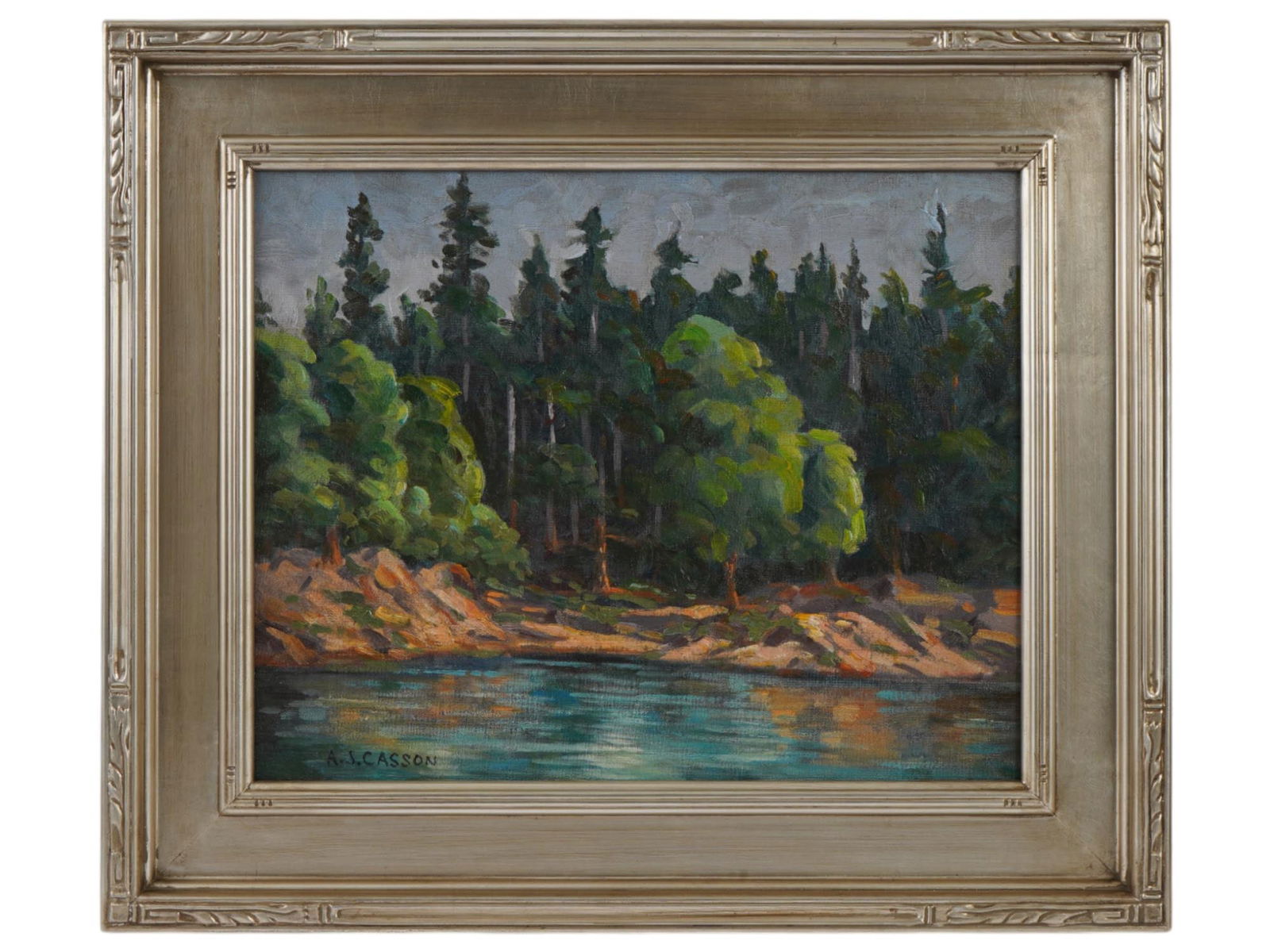 ALFRED JOSEPH CASSON CANADIAN LANDSCAPE OIL PAINTING (1 of 4)