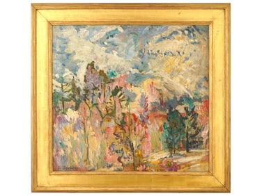 NELL BLAINE AMERICAN LANDSCAPE OIL PAINTING