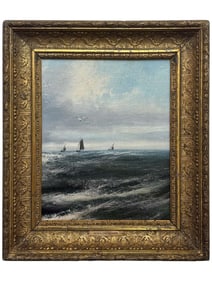 ANTIQUE 19TH C AMERICAN PAINTING BY WINSLOW HOMER