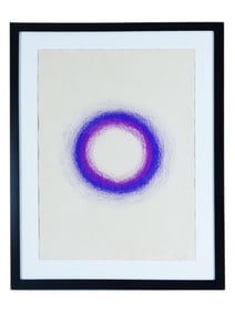ABSTRACT PASTEL PAINTING IN WOJCIECK V FANGOR MANNER