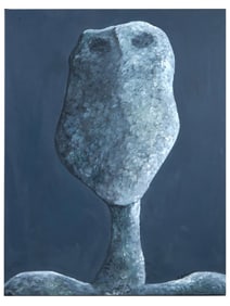 MANNER OF BAHMAN MOHASSES IRANIAN OIL PAINTING