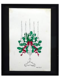 AFTER ANDY WARHOL AMERICAN PAINTING CANDELABRA