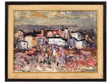 AMERICAN OIL PAINTING BY EUPHEMIA CHARLTON FORTUNE