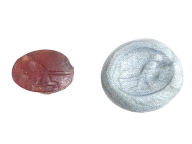 300 TO 100 AD ANCIENT ROMAN GARNET INTAGLIO SEAL
