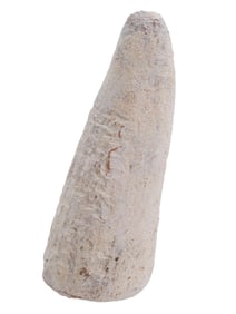 NEAR EASTERN CORNY FORM FIGURAL AMULET WITH SCRIPT