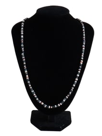 ANCIENT MULTICOLOR NECKLACE OF STEATITE STONE BEADS