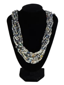TEN ANCIENT ROMAN NECKLACES OF OF STRUNG GLASS BEADS