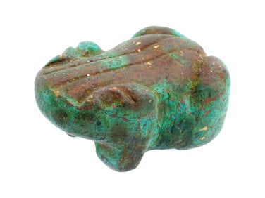 ANCIENT EGYPTIAN BRONZE WEIGHT FROG FIGURINE
