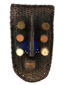 WEST AFRICAN IVORY COAST GREBO KROU PEOPLES MASK