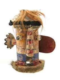 NATIVE AMERICAN WOODEN KACHINA CEREMONIAL MASK