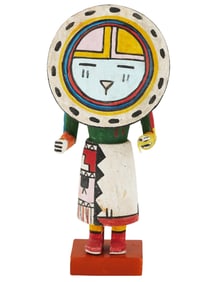 NATIVE AMERICAN KACHINA HOPI HAND CARVED WOOD DOLL