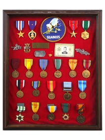 AMERICAN WWII VIETNAMESE AND KOREAN WAR MEDALS