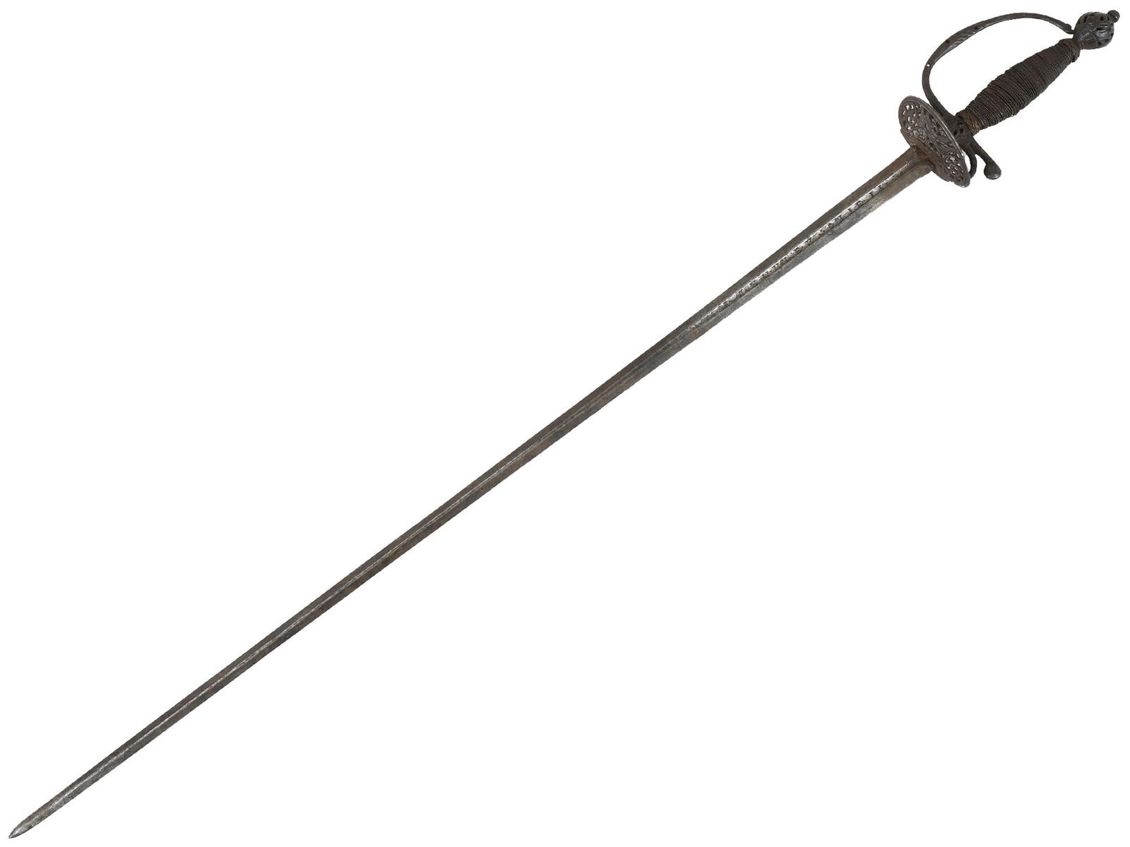 ANTIQUE 18TH C FRENCH NOBLE DUBLET SWORD (1 of 5)