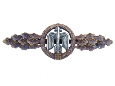 WWII GERMAN FRONT FLYING CLASP OF LUFTWAFFE DECORATION