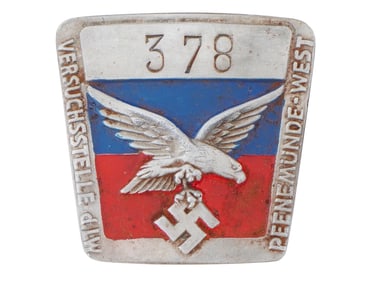GERMAN WWII TYPE PEENEMUNDE FACTORY EMPLOYEE BADGE