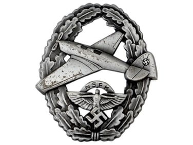 WWII TYPE NAZI GERMAN NSFK MOTORIZED PILOTS BADGE