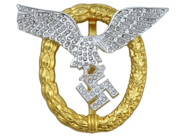 GERMAN WWII TYPE LUFTWAFFE PILOTS BADGE