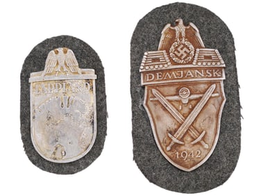 WWII NAZI GERMAN THIRD REICH MILITARY AWARD SHIELDS