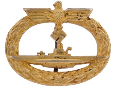 WWII NAZI GERMAN KRIEGSMARINE U-BOAT BADGE