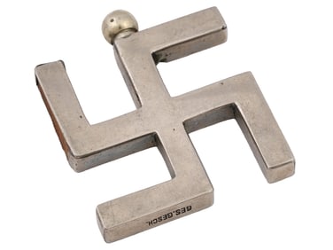 WWII NAZI GERMAN MATCH STRIKER FIGURAL SWASTIKA