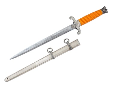 WWII NAZI GERMAN OFFICER DAGGER BY SOLINGEN W SCABBARD