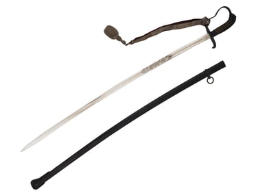 ANTIQUE GERMAN WKC SOLINGEN GENERALS SWORD W SCABBARD